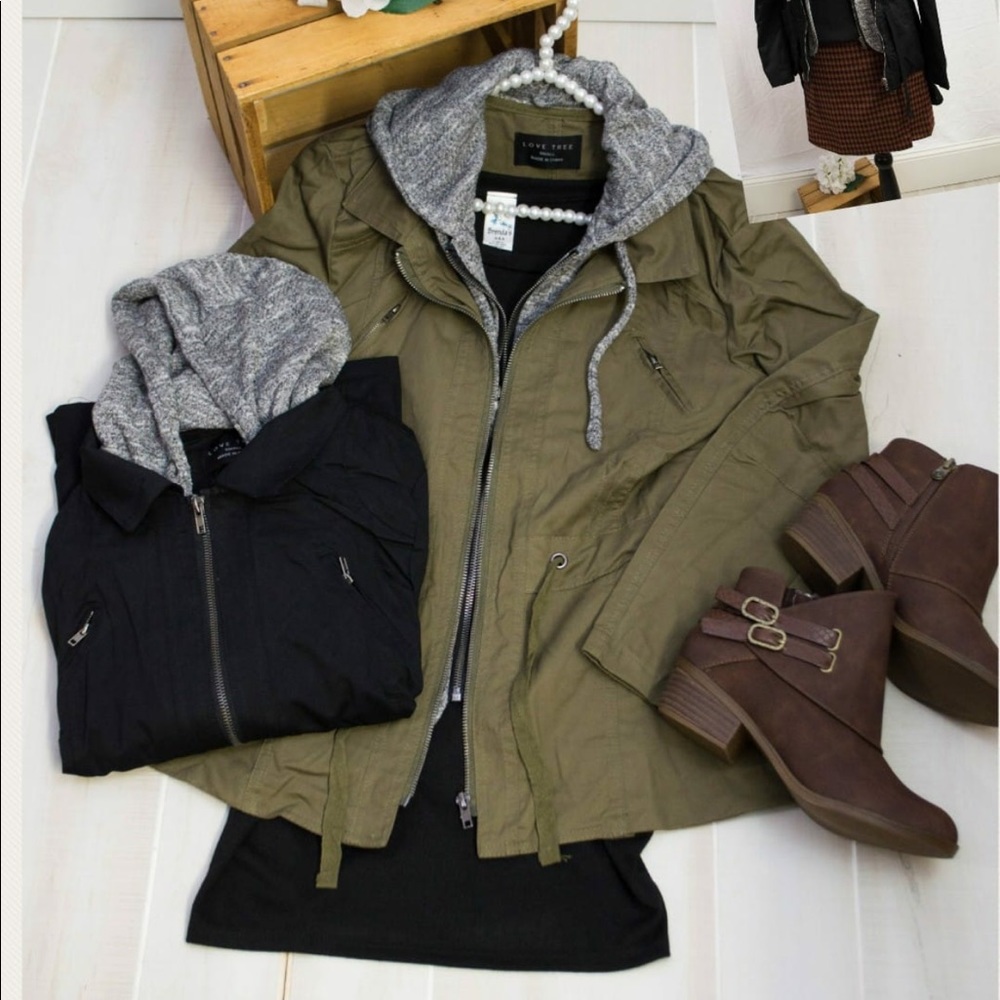 Fall jacket - hunter green